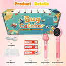 Kids Microscope with Bug Catcher Kit, 1080P Digital Mini Handheld Microscope STEM Science Toy with LED Light, Rechargeable, Portable, Supports 64GB TF Card, Educational Gift for Kids Ages 3-12 (Pink) by TinyTreasures Baby Boutique