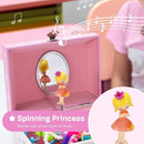 Jewelkeeper Jewelry Box for Girls - Toddler Jewlery Box - Girls Jewelry Box 6-8 - Blonde Princess Musical Jewelry Boxes, The Beautiful Dreamer Tune and Spinning Doll by TinyTreasures Baby Boutique