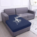 hyha Waterproof Sectional Couch Covers, Non Slip Sofa Couch Cushion Covers L Shape, Thick Stretch Jacquard Fabric, Washable Sofa Slipcovers with Elastic Bottom (1 Piece for Chaise, Navy) by CozyNest Decor
