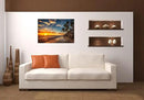 DZL Art S74769 Canvas Painting Print Paradise Tropical Island Beach with Palms Photograph Print Nature Pictures Wall Art Canvas Prints Painting for Living Room Bedroom Decor Office Wall Decor by CozyNest Decor