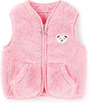 Baby Boys Girls Fleece Vest Zip Up Cute Bear Jackets Fuzzy Fall Winter Warm Clothes Newborn Outwear for Toddler Infant by TinyTreasures Baby Boutique
