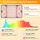 FECiDA Grow Lights for Indoor Plants with Stand, UV-IR Full Spectrum LED Standing Plant Grow Light, 2000 Lumen Houseplant Growing Floor Lamp with On/Off Switch, Daisy Chain Function by GreenHaven Gardens
