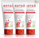 Kids Toothpaste | Natural Strawberry Flavored Anticavity Fluoride Toothpaste Maximum Cavity Protection| EWG Verified, Vegan, SLS Free, Safe to Swallow, Aloe Vera (3Pack) by CozyNest Decor