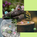 Luminous Mini Resin Animals 40 Pcs Tiny Resin Owls Glow in The Dark for Garden Miniatures Fairy Garden Accessories Plant Decorations and Car Accessories by GreenHaven Gardens