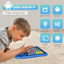 Tablet for Kids Age 3-12 10.1 inch Android 14 6000mAh 8GB RAM+64GB ROM(Expandable to 1TB Kids Tablet WiFi6 Google Kids Space Parental Control 1280 * 800 HD Screen by TinyTreasures Baby Boutique