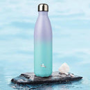 Insulated Water Bottles,25 oz Double Wall Stainless Steel Vacumm Metal Flask for Sports Travel,Lavender Green by CozyNest Decor