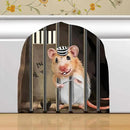 Mouse Reading Book, Wall Decor Sticker Decal, Kids Room, Classroom, Home, Bedroom, Bookcase, Book Lover, of Mice and Men, Children, Adorable, (Mouse Trap) by CozyNest Decor