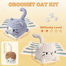 Eelexa Crochet Kit for Beginners, Crochet Animal Kits for Adults and Kids, Step-by-Step Video Tutorials and Easy Peasy Yarn, 3 Cats by TinyTreasures Baby Boutique