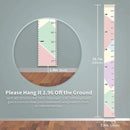 Growth Chart Wall Hanging, Portable Kids Wall Ruler Removable Height Measure Chart for Boys Girls Growth Ruler from Baby to Adult for Child's Room Decoration 79''7.9'' (Pink) by TinyTreasures Baby Boutique