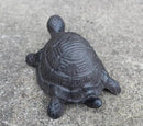 Garden Decoration Turtle Cast Iron Key Hider Stone Diversion Safe Key Outside Hider Hide-A-Key Holder Safely Hiding Your Spare Keys for Outdoor Garden or Yard, Geocaching by GreenHaven Gardens