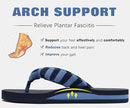 KuaiLu Flip Flops for Women with Arch Support Yoga Mat Comfortable Summer Beach Walking Thong Cushion Sandals Slip On Indoor Outdoor by TinyTreasures Baby Boutique