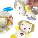 Baby Musical Activity Soft Toys with Sound & Light, Sensory Toys for Infant Developmental with Teether, Rattle and Textures, Soft Plush Toy for Newborn Gift 6 to 12 Months (Lion) by TinyTreasures Baby Boutique