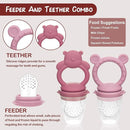 Baby Breastmilk Popsicle Molds & Baby Fruit Feeder (6 Pack), WAJIAYON Baby Food Freezer Tray Storage Containers, Silicone Teething Pacifier Feeder and Teether for Babies,Moss and Fawn Baby Feeder by TinyTreasures Baby Boutique