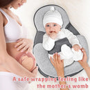 Baby Wedge Pillow for Infant with Safety Strap, Reflux Baby Pillow, Relief & Spit-Up Prevention, Removable Cover for Breastfeeding, Bottle Feeding by TinyTreasures Baby Boutique