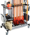 Ultimate Yard Tool Storage Rack with Rolling Casters – Organize All Your Garden Tools Effortlessly by GreenHaven Gardens