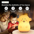 Combined Bluetooth Speaker & Nightlight With 9 Color Emissions, Child Friendly Silicone & BPA Free, USB Recharging, Receives Audio From Computer, Phone Or Tablet, and includes Remote Control (Monkey) by TinyTreasures Baby Boutique