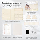 Estienne Large Light Yellow Modern Baby Keepsake Box - Memory Box for Baby Girl & Boy, Gift-Ready Keepsake Storage Box with Lids by TinyTreasures Baby Boutique