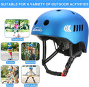 KAMUGO Kids Bike Helmet Set, Toddler Helmet for Ages 2-8 Boys Girls with Sports Protective Gear Set Knee Elbow Wrist Pads for Skateboard Cycling Scooter Rollerblading by TinyTreasures Baby Boutique