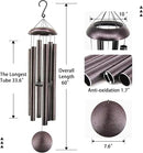ASTARIN 60" Extra Large Outside Metal Wind Chimes with Deep Tone, Outdoor for Patio Balcony Garden Yard Decoration by CozyNest Decor
