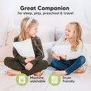 Mini Toddler Pillow with Pillowcase - 9x13 My Little Dreamy Travel Kids Pillow for Sleeping, Toddler Bed, Small, Tiny, Organic Cotton Pillowcase, Soft & Breathable, Kids 2-4 Years Old(Space Drift) by TinyTreasures Baby Boutique