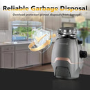 Trifecte Pro 3/4 HP Garbage Disposals with Sound Reduction,Food Waste Coutinuous Feed Garbage Disposal with Power Cord, Dishwasher Hook Up by CozyNest Decor
