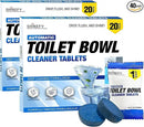 Automatic Toilet Bowl Cleaner Tablets – 40 Tabs - Blue Gel Toilet Tank Cleaner, Hard Water Ring Remover, Septic-Safe Heavy-Duty Stain & Smell Eliminator, Toilet Cleaning & Deodorizer by CozyNest Decor