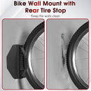 Bike Wall Mount Rack - Heavy-Duty Foldable Vertical Bicycle Storage with Hooks, Space Saving Wall-Mounted Organizer for Mountain/Road/Kids Bikes - Anti-Scratch & Tool-Free Install, Holds 70lbs by GreenHaven Gardens
