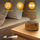 DOUNI White Noise Machine with 27 Soothing Sounds Timer, Adjustable Volume, Memory Function for Sleeping, Relaxation,Sound Machine for Kid,Adult,Nursery,Home,Office,Travel.Wood Grain by TinyTreasures Baby Boutique