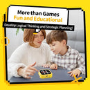 Tic Tac Toe Game, 3-in 1 Electronic Handheld Game Console, Road Trip Activities for Kids - Juegos para Niños - Ideal Gifts for Kids and Adults by TinyTreasures Baby Boutique