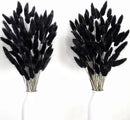 115 PCS Black Pampas Grass Bouquet, Boho Table Decor, Black Bunny Tails Dried Flowers, Dried Pampas Grass for Weddings, Home Decor, Rustic Parties, and Baby Shower Decorations by CozyNest Decor