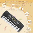 Kid Keyboard Piano - 37 Keys Piano Toys for Kids Beginners Electronic Pianos with Microphone Educational Musical Toy for 3 4 5 6 7 8 Year Old Boys Girls Gift by TinyTreasures Baby Boutique