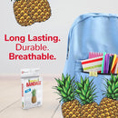 BioSwiss Bandages, Pineapple Shaped Self Adhesive Bandage, Latex Free Sterile Wound Care, Fun First Aid Kit Supplies for Kids, 24 Count by TinyTreasures Baby Boutique