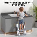 Potty Training Seat for Toddlers, 2 in 1 Potty Training Toilet with Anti-Slip Pad Step Stool, Toddler Toilet Seat for Boys and Girls by TinyTreasures Baby Boutique