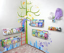 NIUBEE 36-Inch Acrylic Floating Bookshelves for Kids, 2-Pack, Extra-Large Wall Shelves for Expanding Book Collections and Family Spaces by TinyTreasures Baby Boutique