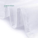 Surmente White Tablecloth for Round Tables, 70-inch Round Table Cloths for Weddings, Banquets, or Restaurants by CozyNest Decor