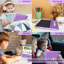 Kids Tablet 8GB+64GB, 10 Inch Android 14 Tablet for Kids 6000mAh with Case, WiFi 6, Bth 5.2, Dual Camera, GPS Pre-Installed Parental Controls, Kids Space & Family Link Great Gift for Toddler Children by TinyTreasures Baby Boutique