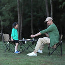 SUNNYFEEL Outdoor Folding Table | Lightweight Mesh Compact Camping Table, Roll Up Top 2 People Portable Camp Tables with Carry Bag for Picnic/Cooking/Beach/Travel/BBQ by GreenHaven Gardens