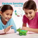 Interactive Musical Walking Following Dinosaur Toy, Rechargeable Sensory Music Development Toy, Fun Moving Toy for Kids Age 3,4,5 and Up by TinyTreasures Baby Boutique