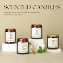 AOOVOO Coconut Vanilla Candles - 9 oz Scented Candles, Aromatherapy Candle, Soy Candle for Home Scented by CozyNest Decor