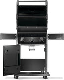 Napoleon Rogue 425 Propane Gas Grill, Black, Durable 3-Burner BBQ by GreenHaven Gardens