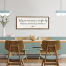 Bless the Food Before Us Sign Wall Decor 40"X15" Large Farmhouse Dining Room Wall Decor Framed Wood Rustic Home Wall Art Kitchen Hanging Decoration (Wood White) by CozyNest Decor
