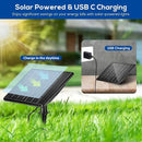 ZYAN Solar Landscape Spotlights Outdoor Waterproof IP65, Bright Solar Powered Garden Yard Spot Lights for Outside Plant, Tree, Pathway, Auto On/Off Wall Lights for Walkway, Patio, Lawn-8 Pack by GreenHaven Gardens