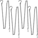 4 Pack 35 Inches Hanging Chains Black, Garden Plant Hangers, for Bird Feeders, Billboards, Chalkboards, Planters, Lanterns, Wind Chimes and Decorative Ornaments by GreenHaven Gardens