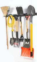 Clamping Garden Tool Organizer, Garage Organization Wall Mount Tool Holder, Heavy Duty Garage Storage Tool Rack, Shovel Hangers Yard Tool Hook, Hold Up to 420lbs (48Inch Grey) by GreenHaven Gardens
