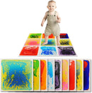 Art3d Liquid Fusion Activity Play Mat for Kids, Pack of 9 Tiles 12" X 12", Multi-Color by TinyTreasures Baby Boutique