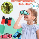 Kids Binoculars Best Gifts for 3-12 Years Boys Girls High-Resolution Optics Shockproof Mini Compact Binocuolar Toys Folding Small Telescope for Bird Watching Camping Outdoor Play by TinyTreasures Baby Boutique