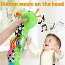 LIGHTDESIRE Baby Toys Musical Caterpillar,Infant Toys Stuffed Animals with Ruler Design,Mirror,Pull String&Ring Bell,Baby Teething Toys for Tummy Time Toys Newborn Gift 3 6 12 Months(Green,Leafy Limb) by TinyTreasures Baby Boutique