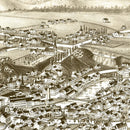 Vintage Map of Keeseville, New York 1887