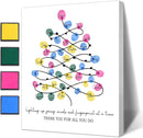 SHLINCO Thank You Teacher Gift, Suitable for Kindergarten, Elementary School and Junior High School Classroom Souvenirs, Fingerprint Art Canvas DIY, Year-End Gift for The Class Teacher by TinyTreasures Baby Boutique