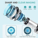 Compound Microscope for Adults & Kids - 40X-2000X High-Power Biological Microscope for Students, School Lab & Home Education, with Slides Set & Phone Adapter by TinyTreasures Baby Boutique